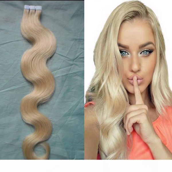 60 bleach blonde brazilian hair skin duck 2.5g pc tape hair extension human skin weft seamless hair extensions 40pcs 100g bag, Black
60 bleach blonde brazilian hair skin duck 2.5g pc tape hair extension human skin weft seamless hair extensions 40pcs 100g bag, Black