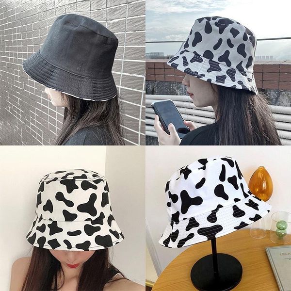 japanese little cute cow fisherman hat female versatile double-faced sunshade basin hat can be folded and worn on both sides, Blue;gray
japanese little cute cow fisherman hat female versatile double-faced sunshade basin hat can be folded and worn on both sides, Blue;gray
