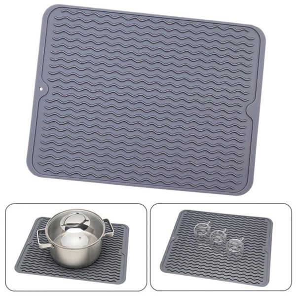 mats & pads 2pcs foldable silicone dish drying mat non-slip placemat tableware drain pad insulation pot kitchen accessories
mats & pads 2pcs foldable silicone dish drying mat non-slip placemat tableware drain pad insulation pot kitchen accessories