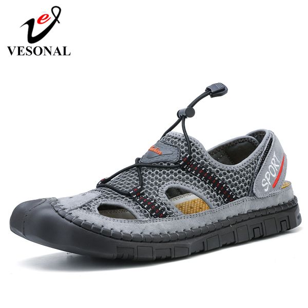 vesonal 2019 new summer breathable mesh men's sandals beach shoes outdoor casual fashion comfortable male footwear sandalias t200420, Black
vesonal 2019 new summer breathable mesh men's sandals beach shoes outdoor casual fashion comfortable male footwear sandalias t200420, Black