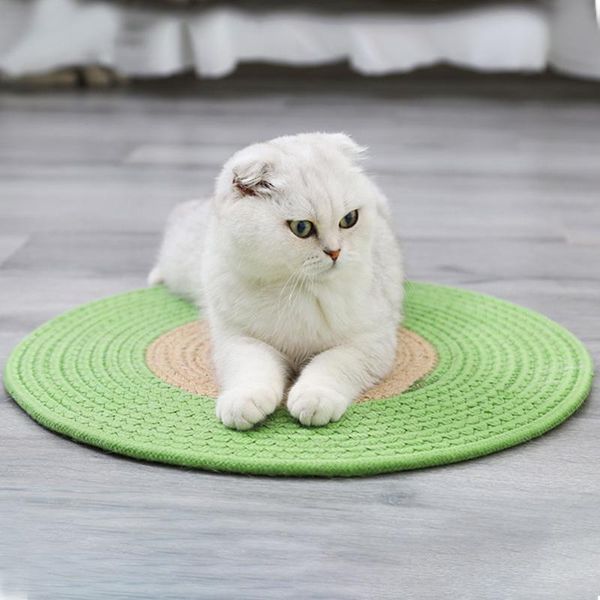 cat mat toy cotton thread woven cat claw mattress cool scratch blanket pet grinding claw mat pet products
cat mat toy cotton thread woven cat claw mattress cool scratch blanket pet grinding claw mat pet products