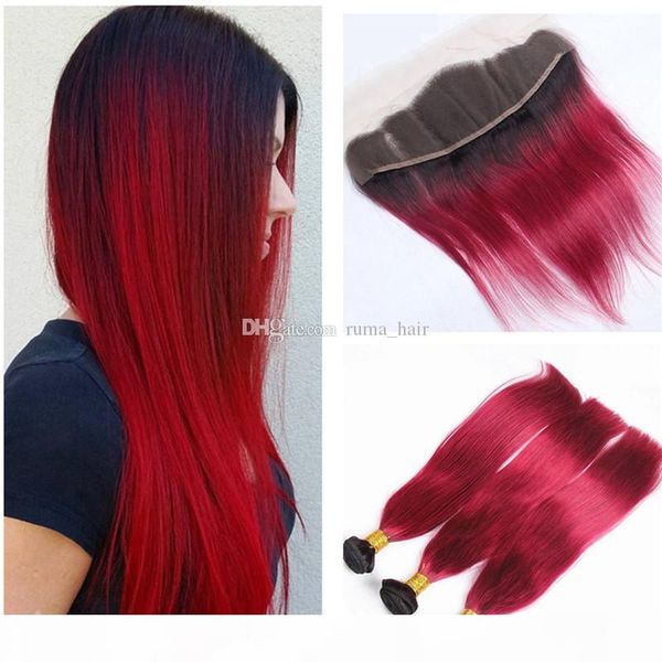 russian virgin hair straight human hair bundles two tone 1b red ombre lace frontal with bundles silk straight soft hair, Black;brown
russian virgin hair straight human hair bundles two tone 1b red ombre lace frontal with bundles silk straight soft hair, Black;brown