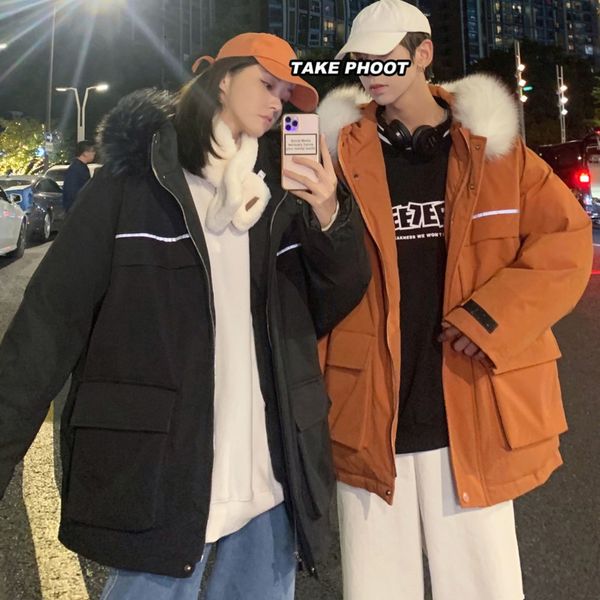 2021 men's cotton coat autumn new collar quilted cotton-quilted jacket male youth zrjq, Black
2021 men's cotton coat autumn new collar quilted cotton-quilted jacket male youth zrjq, Black