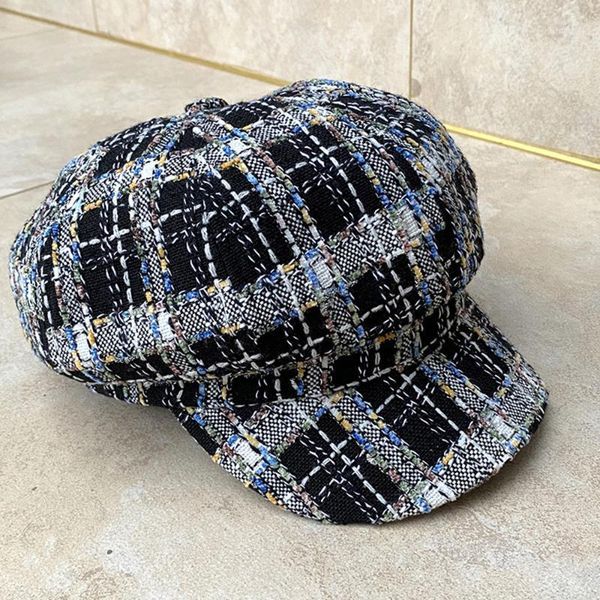 plaid octagonal hat women's tide all-match show face little painter hat spring and autumn newsboy1, Blue;gray
plaid octagonal hat women's tide all-match show face little painter hat spring and autumn newsboy1, Blue;gray