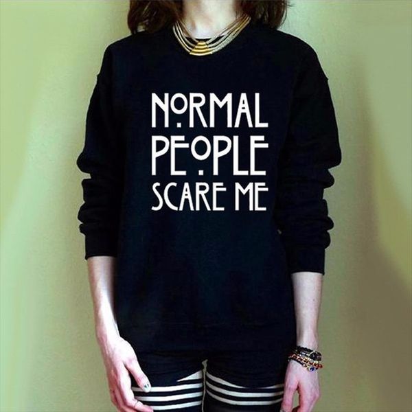 letter normal people scare me hoodies sweatshirts 2020 women casual kawaii harajuku new sweat punk clothing european korean, Black
letter normal people scare me hoodies sweatshirts 2020 women casual kawaii harajuku new sweat punk clothing european korean, Black