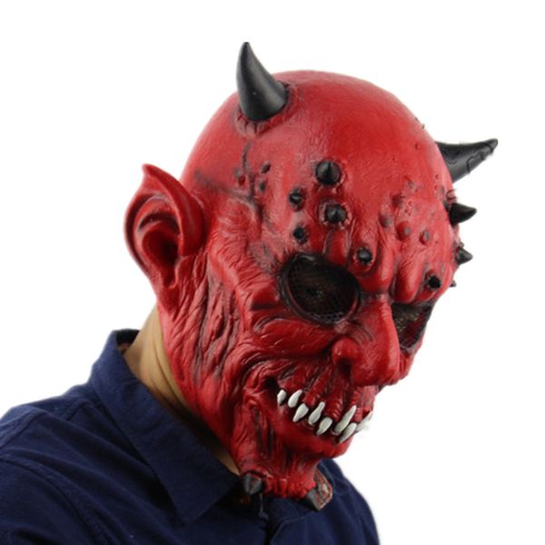 costume accessories double horned demon latex mask halloween fancy dress party costume accessories cosplay horror props, Silver
costume accessories double horned demon latex mask halloween fancy dress party costume accessories cosplay horror props, Silver
