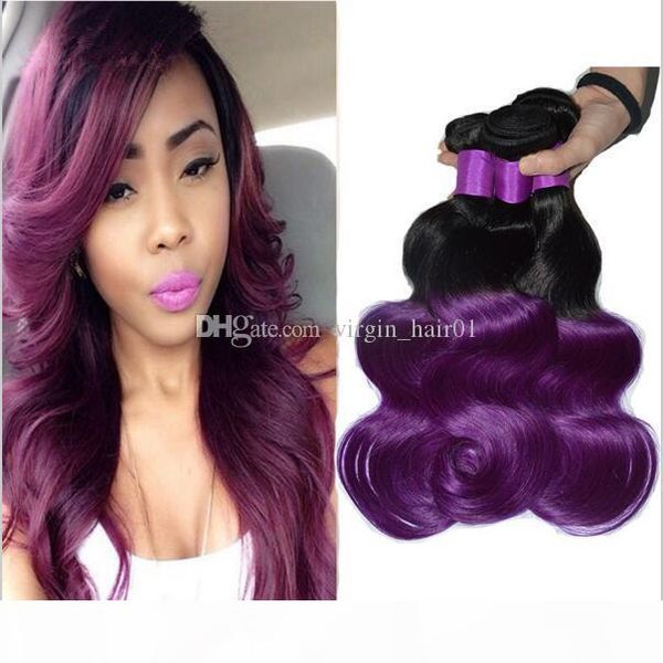 new arrive purple human hair bundles two tone colored 1b purple body wave malaysian remy hair wefts no tangle no shed cosplay hair, Black;brown
new arrive purple human hair bundles two tone colored 1b purple body wave malaysian remy hair wefts no tangle no shed cosplay hair, Black;brown