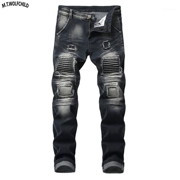 good quality mens jeans 2018 new mens denim long pants casual distressed hole jeans masculino long trousers straight1, Blue
good quality mens jeans 2018 new mens denim long pants casual distressed hole jeans masculino long trousers straight1, Blue