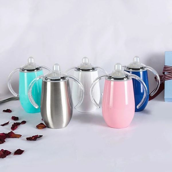 sippy cup mug 10oz pacifier baby bottle with handle stainless steel insulated milk tumbler for kids drinkware
sippy cup mug 10oz pacifier baby bottle with handle stainless steel insulated milk tumbler for kids drinkware