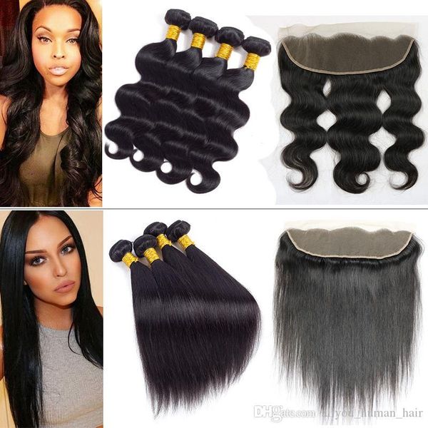 9a virgin body wave straight hair 4 bundles with closure frontal brazilian peruvian malaysian wet and way hair lace frontal with bundles, Black
9a virgin body wave straight hair 4 bundles with closure frontal brazilian peruvian malaysian wet and way hair lace frontal with bundles, Black