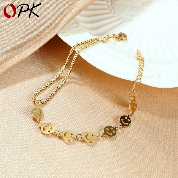 awc1r braceletbracelet иных ветра мода лицо цепи браслет титан стал женской улыбкой маленькой девочки подружки рук колющих лавки браслет, Golden;silver 
awc1r braceletbracelet иных ветра мода лицо цепи браслет титан стал женской улыбкой маленькой девочки подружки рук колющих лавки браслет, Golden;silver