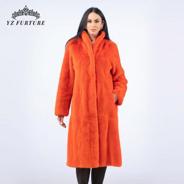 women's fur & faux arrival 2021 winter warm spring nature real long jacket women simple coral red fashion outerwear for lady mkw-388, Black
women's fur & faux arrival 2021 winter warm spring nature real long jacket women simple coral red fashion outerwear for lady mkw-388, Black