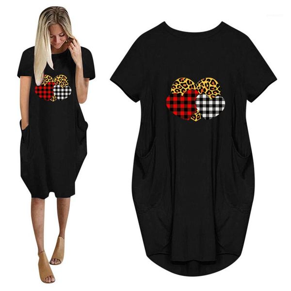 love print summer short sleeve womens dresses casual 5xl females dresses valentines day womens designer dresses fashion, Black;gray
love print summer short sleeve womens dresses casual 5xl females dresses valentines day womens designer dresses fashion, Black;gray