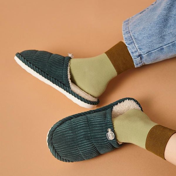 youdiao autumn winter household corduroys cotton slippers female plush warmth couples shoes slippers, Black
youdiao autumn winter household corduroys cotton slippers female plush warmth couples shoes slippers, Black