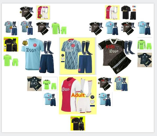 2020 2021 ajax and kids soccer jersey kit maillot de foot 20 21 promes ziyech neres alvarez ziyech beek tadic tagliafico ajax football, Black;yellow
2020 2021 ajax and kids soccer jersey kit maillot de foot 20 21 promes ziyech neres alvarez ziyech beek tadic tagliafico ajax football, Black;yellow
