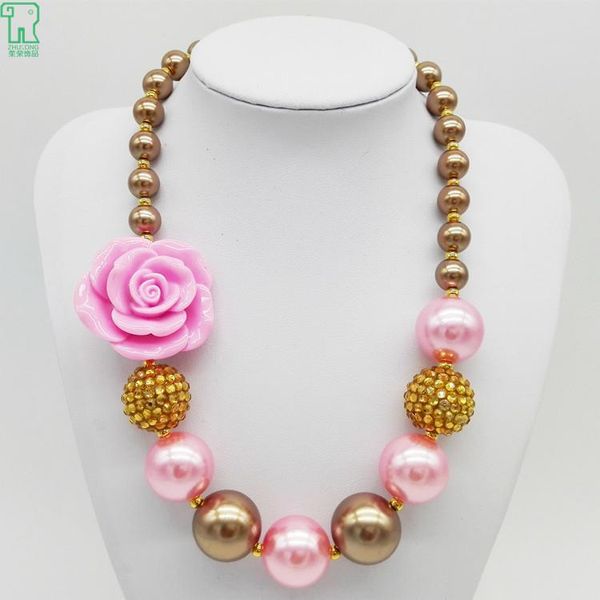2pcs / lot 2020 selling gold pearl pink luxury flower kids chunky bubblegum necklaces, Golden;silver
2pcs / lot 2020 selling gold pearl pink luxury flower kids chunky bubblegum necklaces, Golden;silver