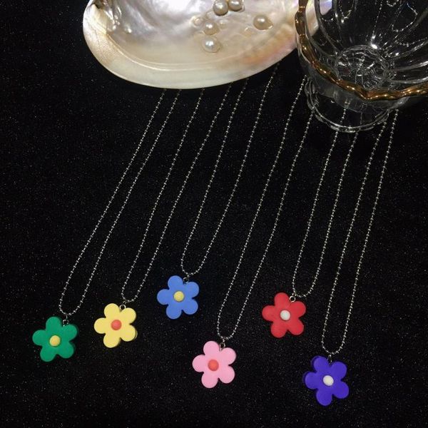 kpop ins colorful macarons cute flowers stainless steel charm pendant necklace egirl girl bff aesthetic jewelry birthday gift, Silver
kpop ins colorful macarons cute flowers stainless steel charm pendant necklace egirl girl bff aesthetic jewelry birthday gift, Silver