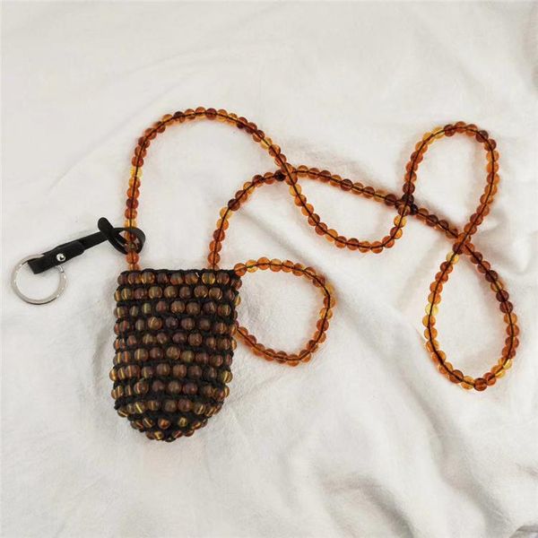 women fashion mini handbag acrylic beads clutch bag evening bag ladies party female chain crossbody party