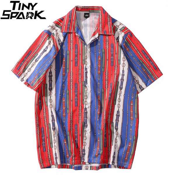 hip hop shirt streetwear men hawaiian chain belt retro style beach hiphop shirts summer short sleeve kg-396, White;black
hip hop shirt streetwear men hawaiian chain belt retro style beach hiphop shirts summer short sleeve kg-396, White;black