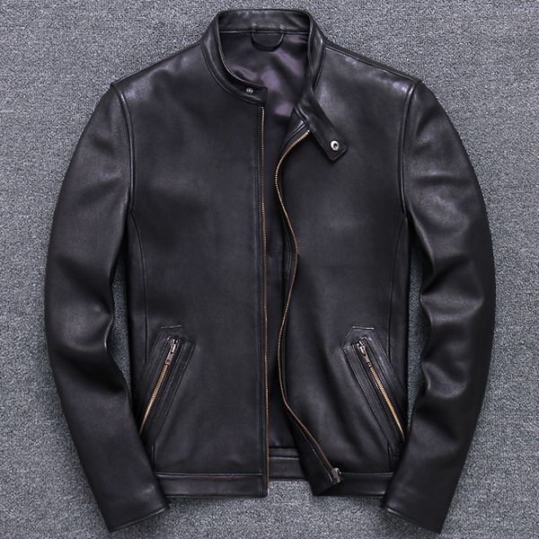 sales brand classic men sheepskin jacket,men's genuine leather clothes.fashion casual business leather coat, lj201029, Black
sales brand classic men sheepskin jacket,men's genuine leather clothes.fashion casual business leather coat, lj201029, Black