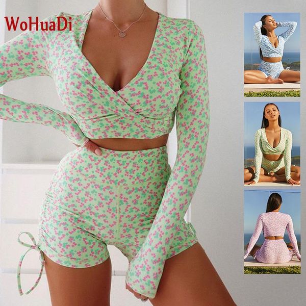 yoga outfits wohuadi v-neck printed sports shorts set clothing suit fitness sportswear women gym long sleeve shirt leggings female, White;red
yoga outfits wohuadi v-neck printed sports shorts set clothing suit fitness sportswear women gym long sleeve shirt leggings female, White;red