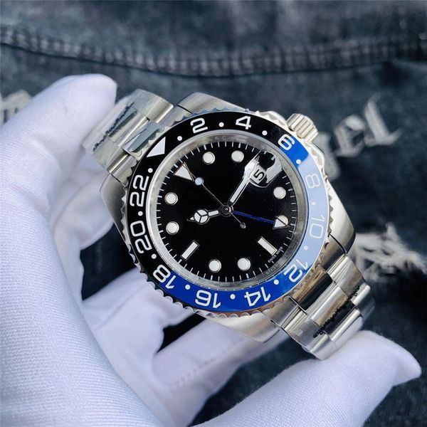 watch men gmt-master ii stainless steel strap silver automatic movement mechanical cerachrom mens watches master male wristwatch 40mm 1top
watch men gmt-master ii stainless steel strap silver automatic movement mechanical cerachrom mens watches master male wristwatch 40mm 1top