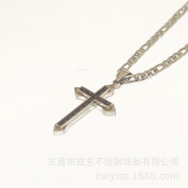 fashion design necklace pendant luxury jewelry trendy hip hop carbon fiber stainless steel cross hiphop christ jesus titanium, Silver
fashion design necklace pendant luxury jewelry trendy hip hop carbon fiber stainless steel cross hiphop christ jesus titanium, Silver
