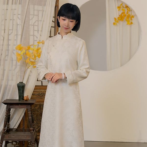 new jacquard dressjacquardimproved cheongsam zen tea new chinese dress dressjacquard dressjacquardimproved cheongsamchinese dresszen tea dre, Black;gray 
new jacquard dressjacquardimproved cheongsam zen tea new chinese dress dressjacquard dressjacquardimproved cheongsamchinese dresszen tea dre, Black;gray