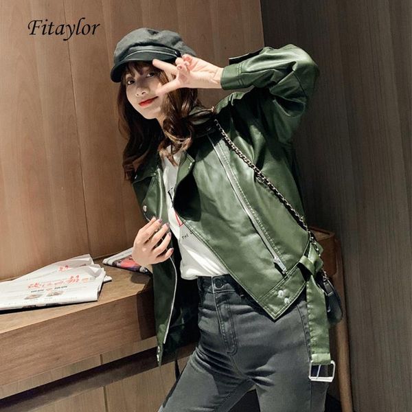 women's leather & faux fitaylor 2021 pu jacket women classic moto biker spring autumn lady female turndown collar outerwear, Black
women's leather & faux fitaylor 2021 pu jacket women classic moto biker spring autumn lady female turndown collar outerwear, Black