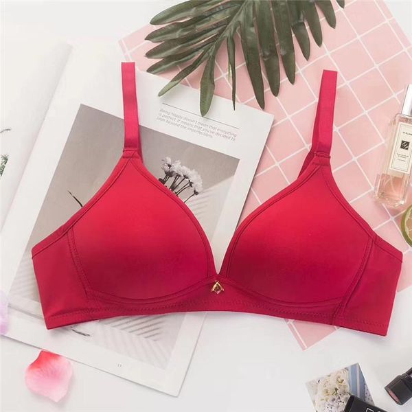 new lingerie comfortable sweat-absorbent body without rim underwear soft zero bond simple thin breathable smooth solid bra1, Red;black
new lingerie comfortable sweat-absorbent body without rim underwear soft zero bond simple thin breathable smooth solid bra1, Red;black