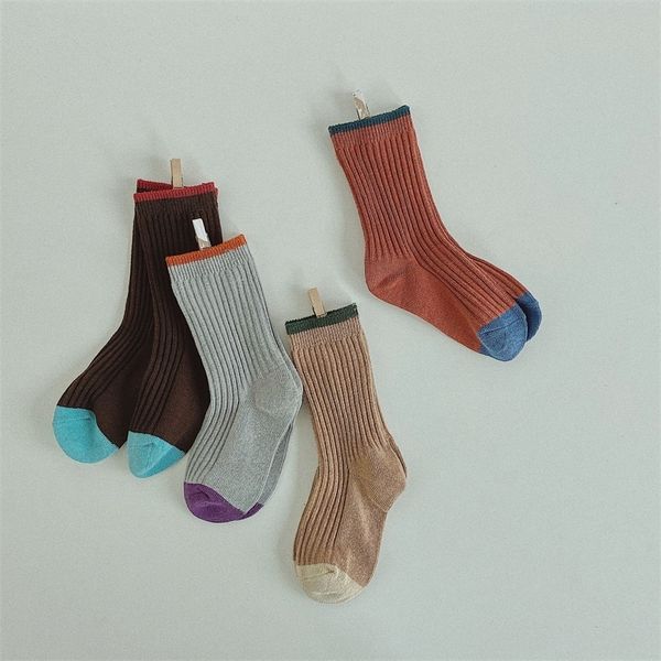 autumn baby boys and girls retro fashion socks 2020 kids combed cotton all-match socks 4 pairs lj201019, Pink;yellow
autumn baby boys and girls retro fashion socks 2020 kids combed cotton all-match socks 4 pairs lj201019, Pink;yellow