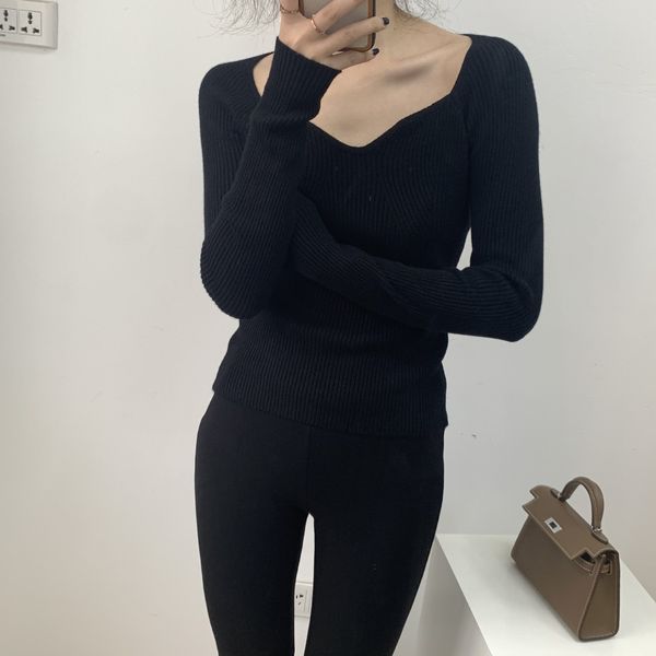 new 2021 spring pure color v-neck knitted fashion sweater casual long sleeve women gray pullovers pull femme sy3v, White
new 2021 spring pure color v-neck knitted fashion sweater casual long sleeve women gray pullovers pull femme sy3v, White