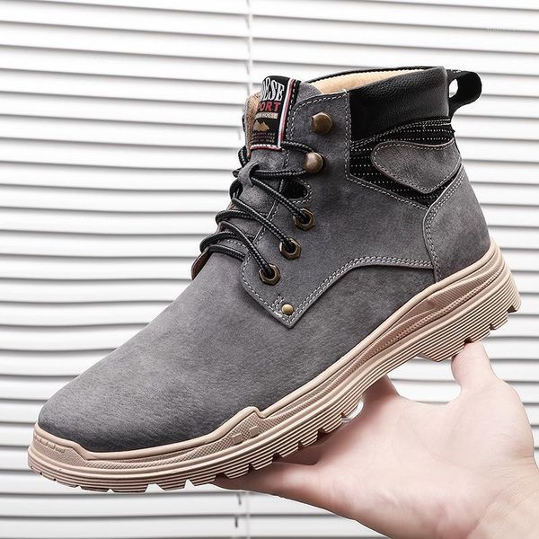 cow suede leather men boots soldier ankle boots men's boot male shoes outdoor winter with fur warm snow o41, Black
cow suede leather men boots soldier ankle boots men's boot male shoes outdoor winter with fur warm snow o41, Black