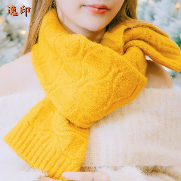 scarves simple short scarf women's winter men's and thickened solid color wool knitted chic student korean style, Blue;gray
scarves simple short scarf women's winter men's and thickened solid color wool knitted chic student korean style, Blue;gray