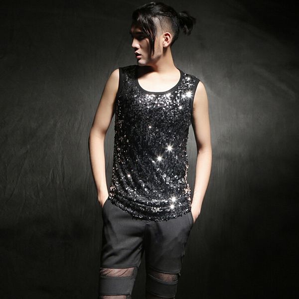 2021 fashioned summer hip hop tank personality leopard men print stage singer hiphop vest from singlet efoe, White;black
2021 fashioned summer hip hop tank personality leopard men print stage singer hiphop vest from singlet efoe, White;black