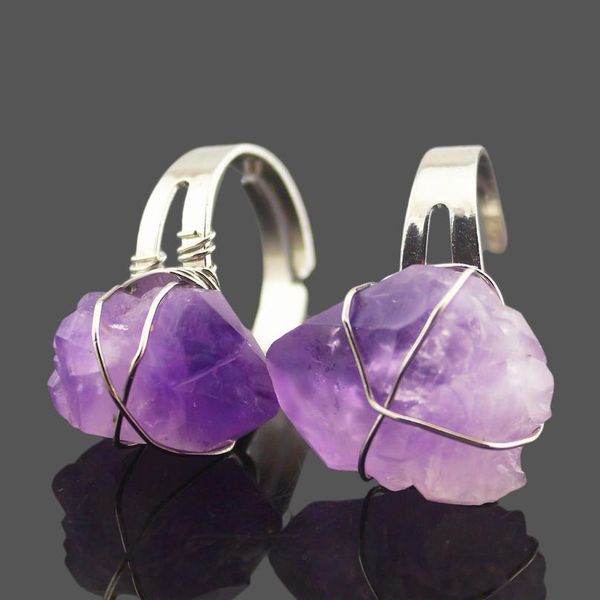 natural stone silver-color wire wrap women rings irregular natural rock crystal resizable ring fashion finger ring jewel qyljdv, Black
natural stone silver-color wire wrap women rings irregular natural rock crystal resizable ring fashion finger ring jewel qyljdv, Black