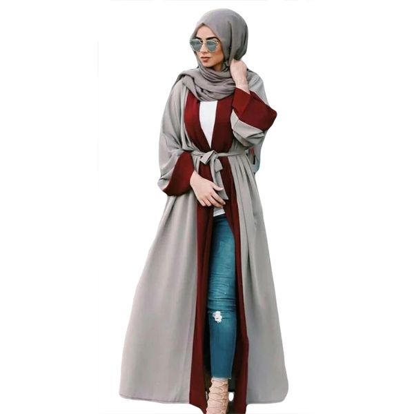 2020 Muslim Women Abaya Maxi Dress Cardigan Kaftan Loose Dubai Long Robe Moroccan Ramadan Caftan Arab Islamic Clothing Turkish, Black;gray
2020 Muslim Women Abaya Maxi Dress Cardigan Kaftan Loose Dubai Long Robe Moroccan Ramadan Caftan Arab Islamic Clothing Turkish, Black;gray