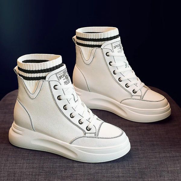 boots 2021 autumn genuine leather women's shoes thick-soled inner heightening short single ins tide, Black
boots 2021 autumn genuine leather women's shoes thick-soled inner heightening short single ins tide, Black