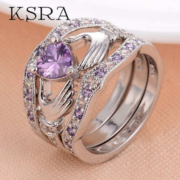 wedding rings ksra 3pcs trendy heart arrow cz for women elegant holding love cubic zirconia ring female jewelry lovers gift1, Slivery;golden
wedding rings ksra 3pcs trendy heart arrow cz for women elegant holding love cubic zirconia ring female jewelry lovers gift1, Slivery;golden