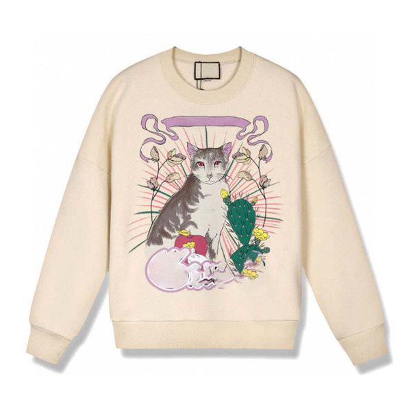 fashion design autumn new retro cartoon cat round neck pullover women's light luxury city casual loose hoodies size s, Black
fashion design autumn new retro cartoon cat round neck pullover women's light luxury city casual loose hoodies size s, Black