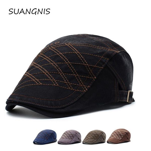 berets fashion spring summer jeans hats for men women casual denim beret caps outdoors flat sun cap cowboy, Blue;gray
berets fashion spring summer jeans hats for men women casual denim beret caps outdoors flat sun cap cowboy, Blue;gray