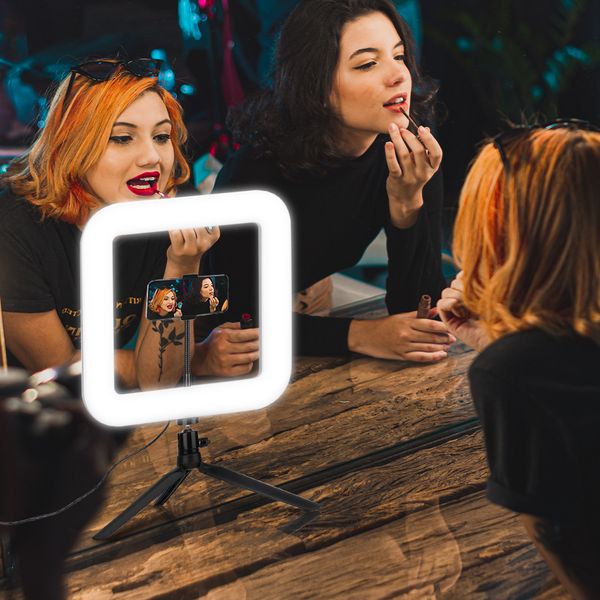 11inch square with stand rovled camera selfie light ring iphone tripod and phone holder for video pgraphy
11inch square with stand rovled camera selfie light ring iphone tripod and phone holder for video pgraphy