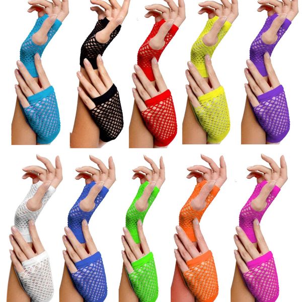 10colors women girls short wrist gothic punk rock costume fancy dance party brides fishnet mesh fingerless gloves
10colors women girls short wrist gothic punk rock costume fancy dance party brides fishnet mesh fingerless gloves