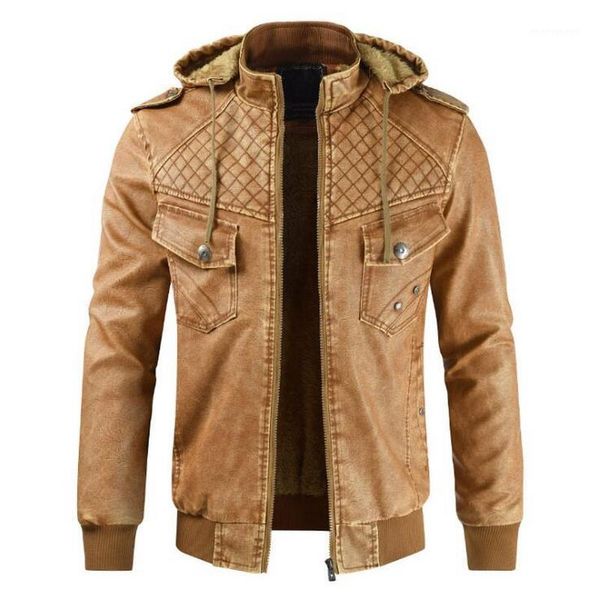 drop shipping england style men's leather jackets men detachable hooded fur collar slim plus warm velvet jacket male1, Black
drop shipping england style men's leather jackets men detachable hooded fur collar slim plus warm velvet jacket male1, Black