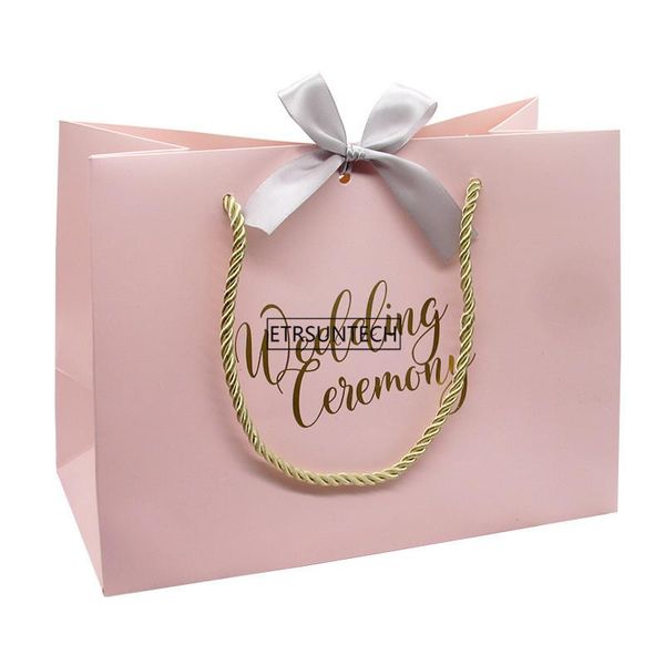 gift wrap 100pcs high-quality gifts bow bag portable paper wedding supplies tote wrapping bags with handle
gift wrap 100pcs high-quality gifts bow bag portable paper wedding supplies tote wrapping bags with handle