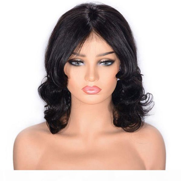 brazilian human hair lace wigs 1b# lace front wig 12 inch middle part wavy short virgin hair wigs, Black;brown
brazilian human hair lace wigs 1b# lace front wig 12 inch middle part wavy short virgin hair wigs, Black;brown