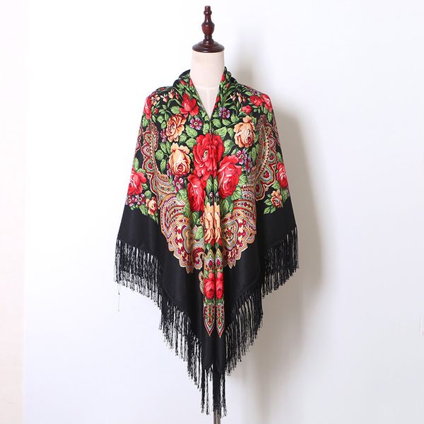 winter blanket shawl russian national babushka oversize retro women tassel foulard ethnic square poncho hijab 160cm wrap scarf, Blue;gray
winter blanket shawl russian national babushka oversize retro women tassel foulard ethnic square poncho hijab 160cm wrap scarf, Blue;gray