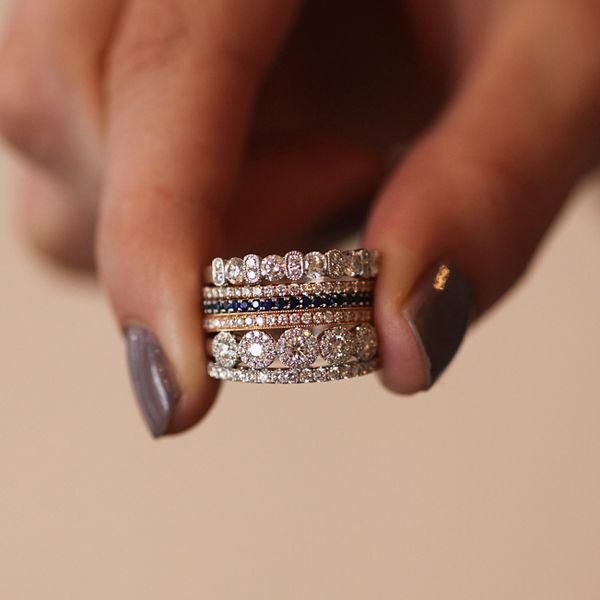 cluster rings wedding engagment cz band ring round geometric shaped fashion chic stacking diy bling cubic zirconia finger, Golden;silver
cluster rings wedding engagment cz band ring round geometric shaped fashion chic stacking diy bling cubic zirconia finger, Golden;silver