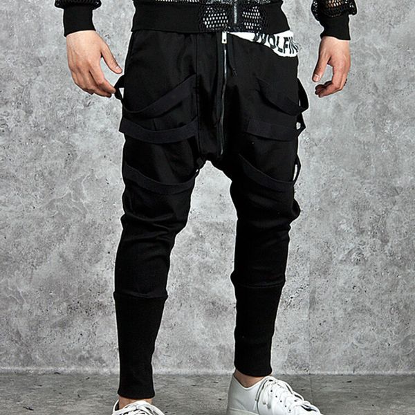 2021 men's stage attire club singer mens hip hop corridors multi-tape drop manly pants 62ub, White;black
2021 men's stage attire club singer mens hip hop corridors multi-tape drop manly pants 62ub, White;black