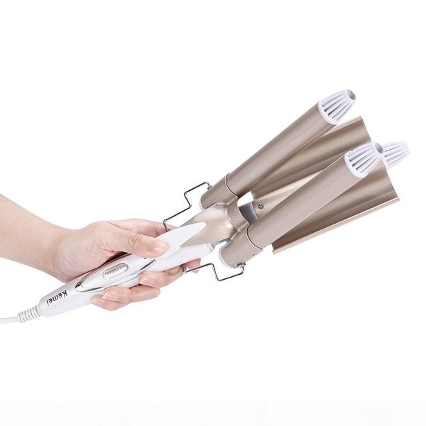kemei km professional triple barrel ceramic hair wave waver curling iron wand tong hair pearl waving styling tools ing
kemei km professional triple barrel ceramic hair wave waver curling iron wand tong hair pearl waving styling tools ing